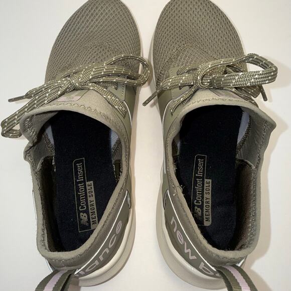 New Balance Nergize V1 Slip-On Army Green Sneaker, Women's Size 8 - Picture 5 of 10